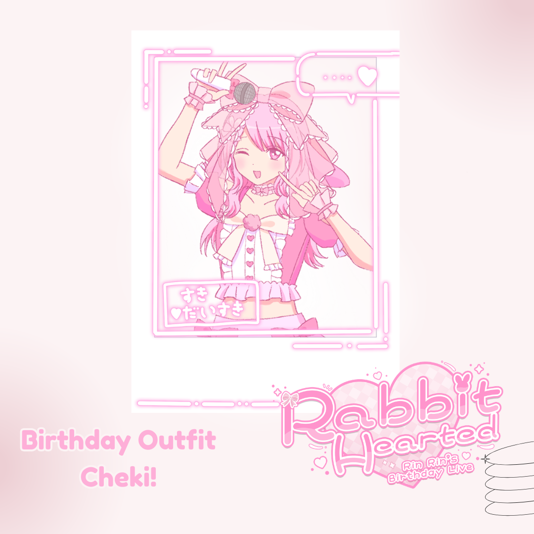 "Happy Birthday!" Rin Rin Birthday Cheki