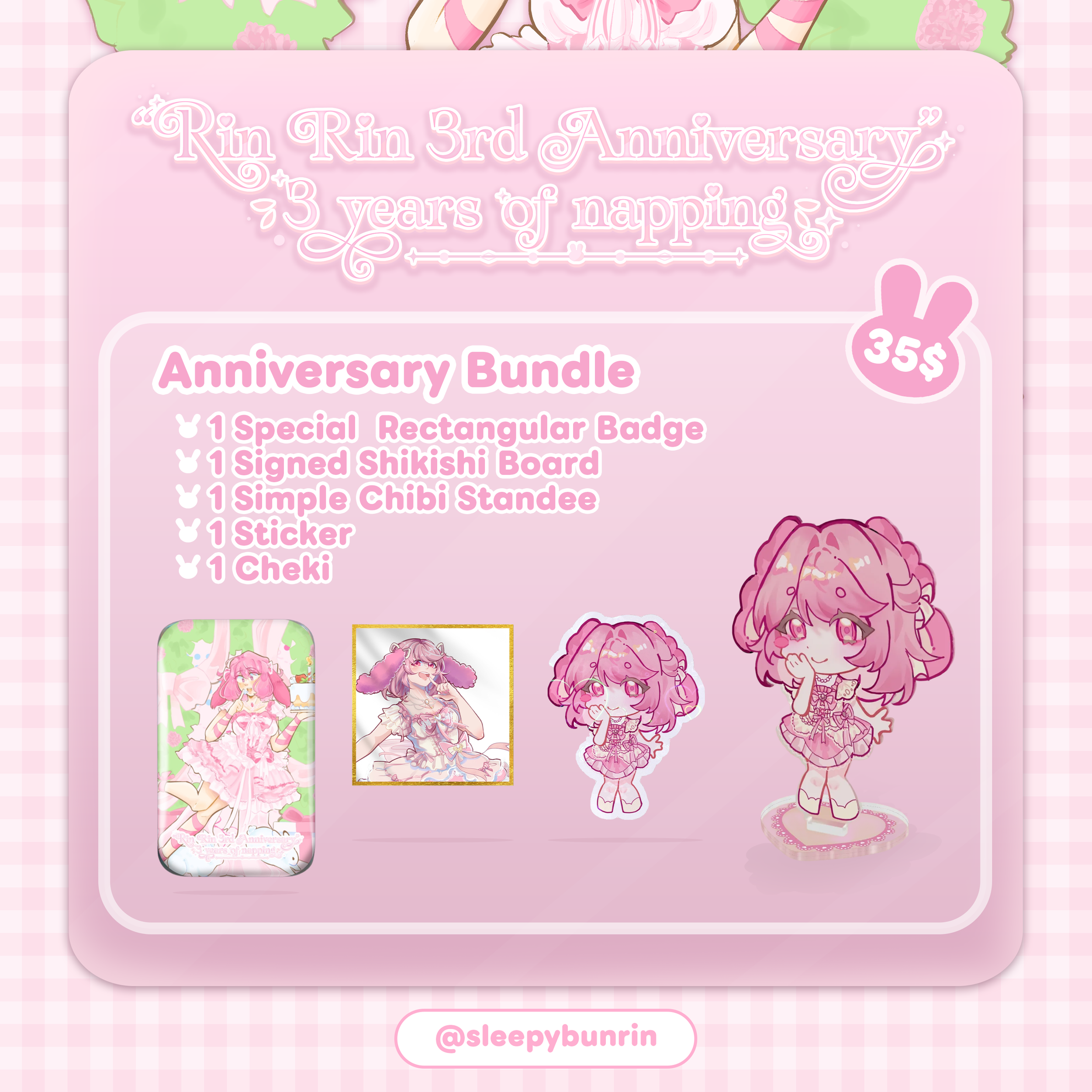 ♡ Anniversary Goods | Rin Rin Anniversary "Mini Bundle" ♡
