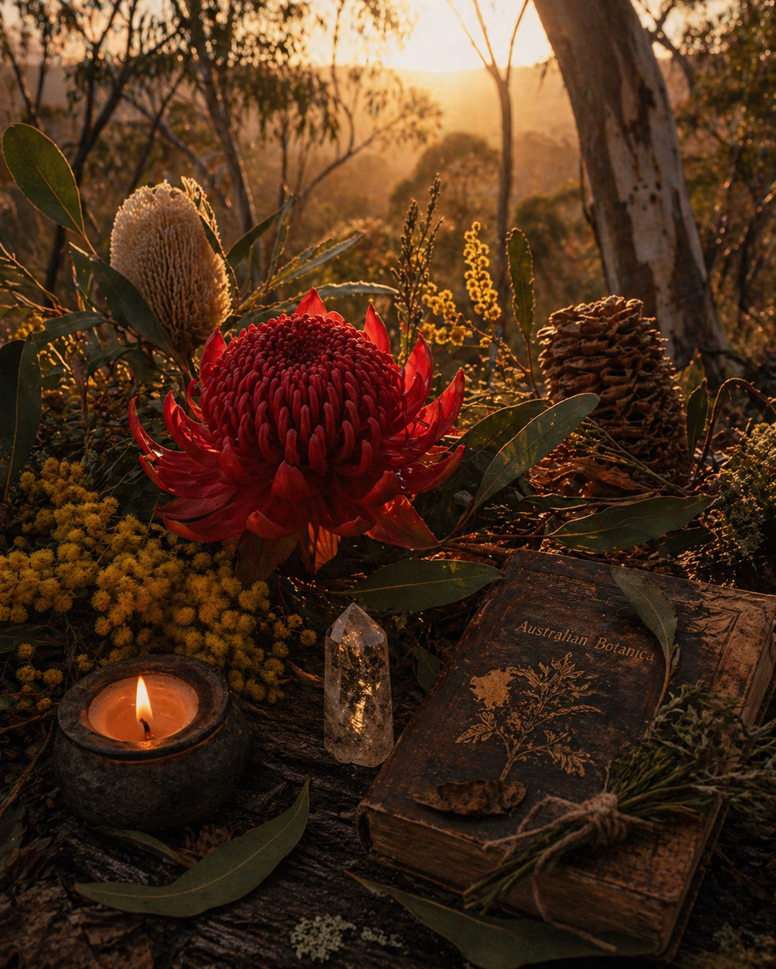 The Waratah: A Bloom of Strength, Fire &amp; Quiet Magic