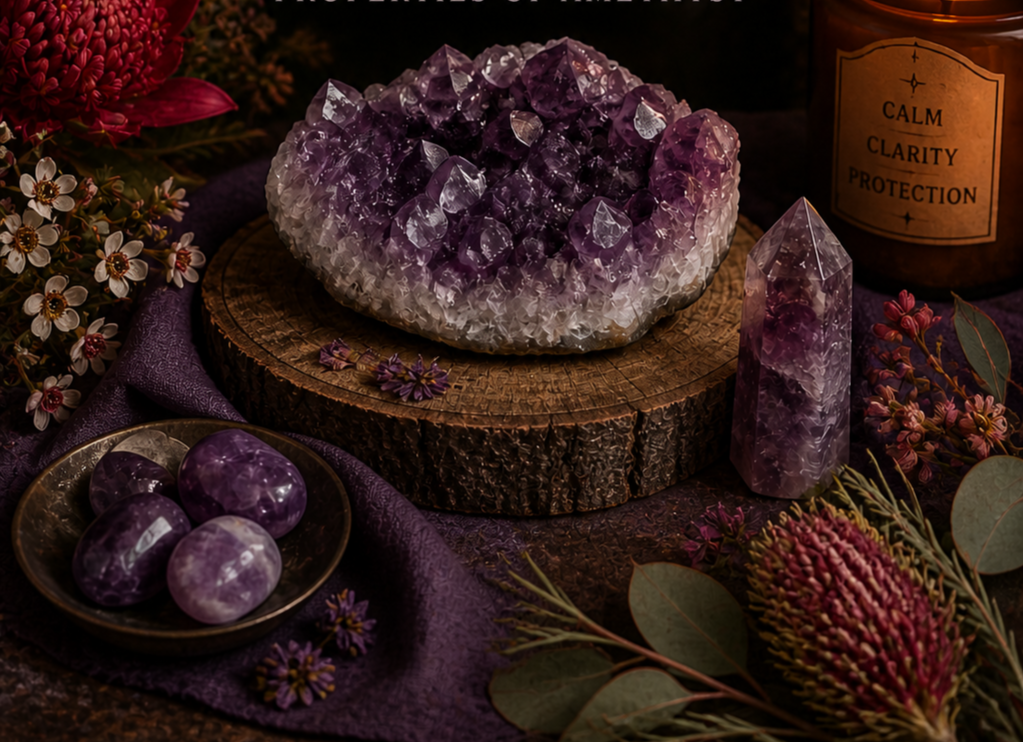 Amethyst: Calm, Clarity & the Kind of Quiet Strength That Stays