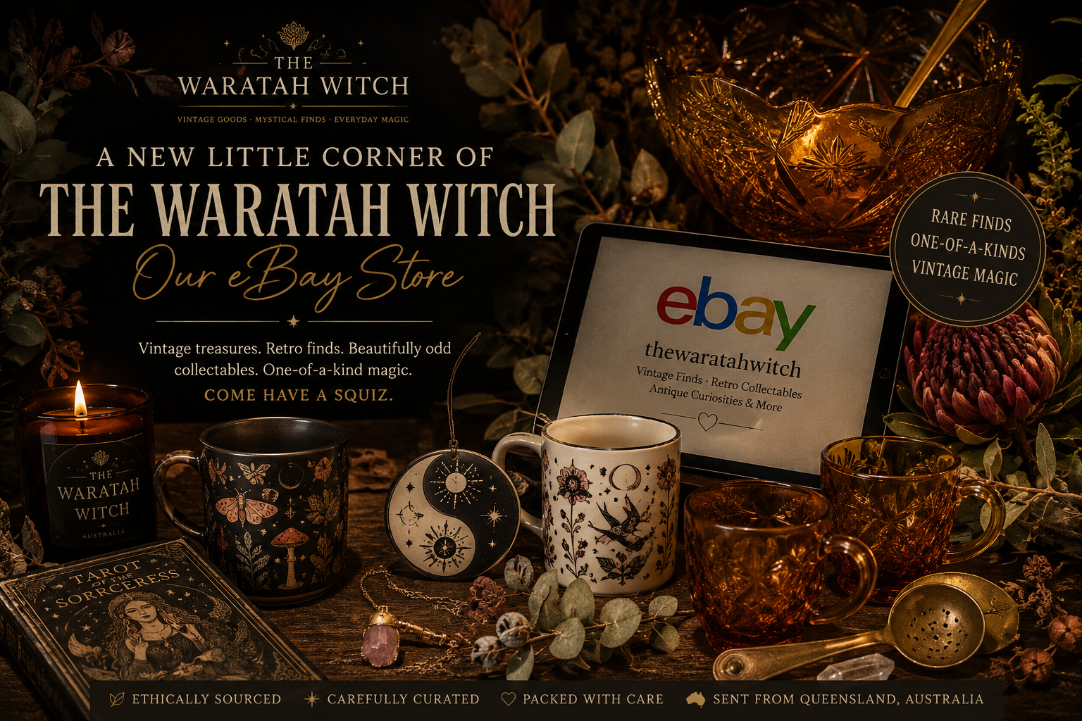 A New Little Corner of The Waratah Witch: Our eBay Store