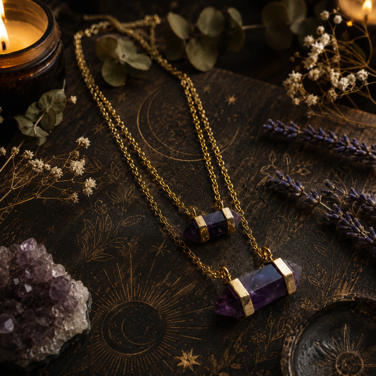 Amethyst Double Point Necklace TWW Copyright.png