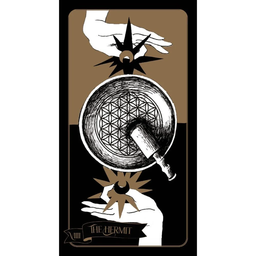 TWW Tarot of the Sorceress Tarot Card The Hermit.jpg