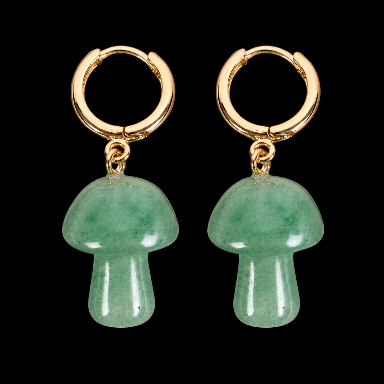 TWW Green aventurine magic mushroom earings BB..png