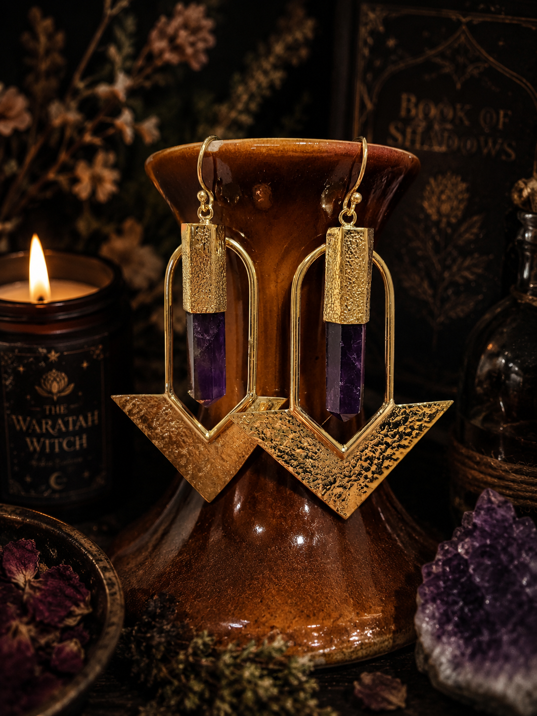 Veilwalker Temple Arc Earrings
