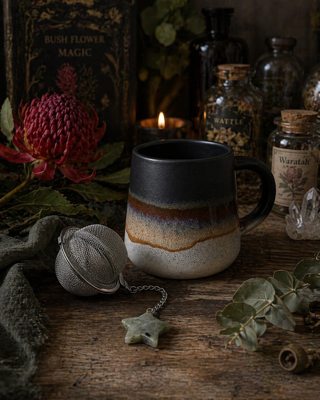 TWW Waratah Star Tea Strainer.png