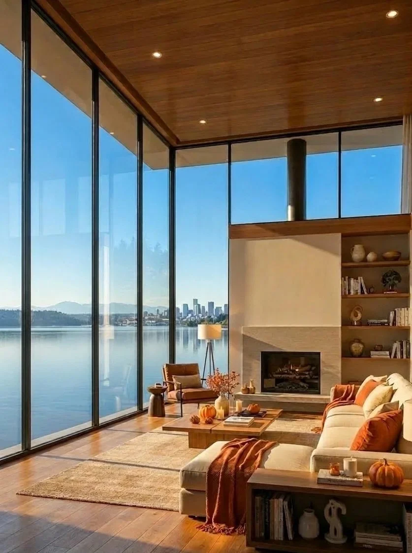 ceramic window film seattle home large panoramic windows heat control UV protection