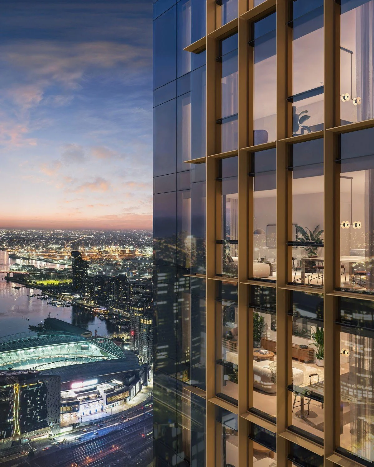 ceramic window film seattle building panoramic glass facade everglass installation