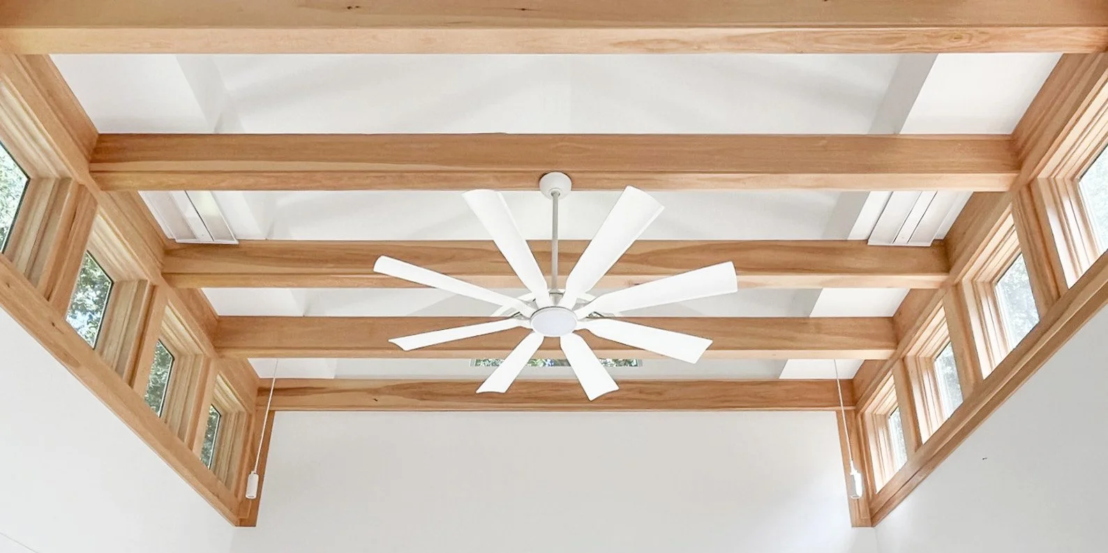Roof Beams with Clerestory Windows 
