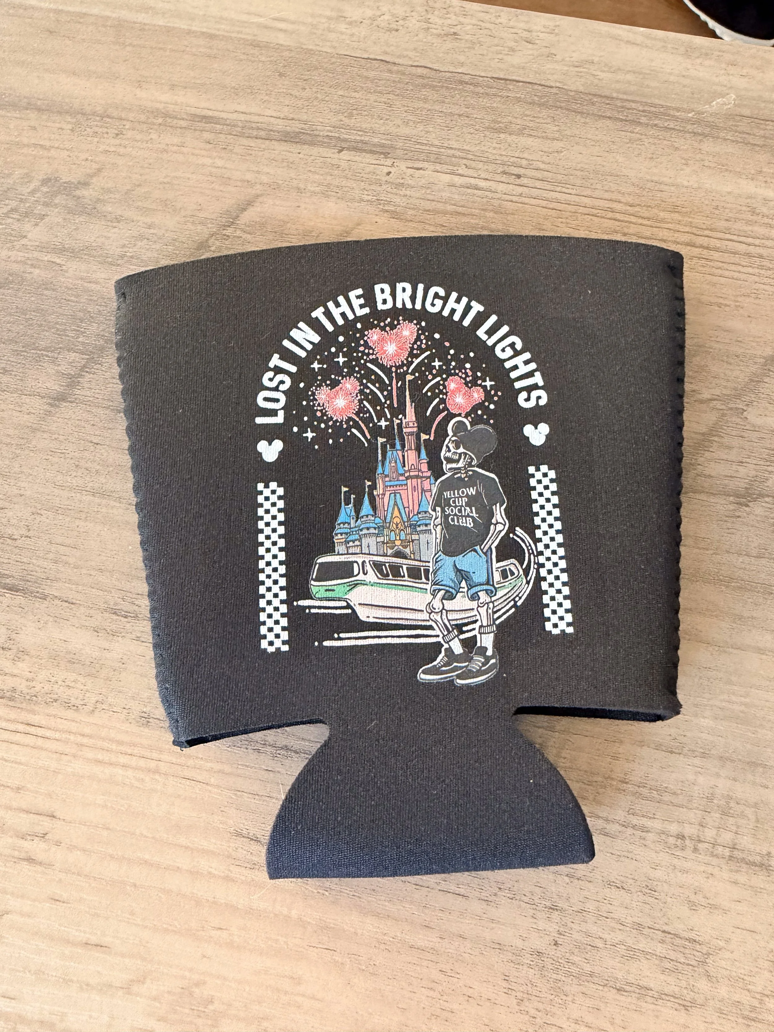 Lost In the Bright Lights Koozie
