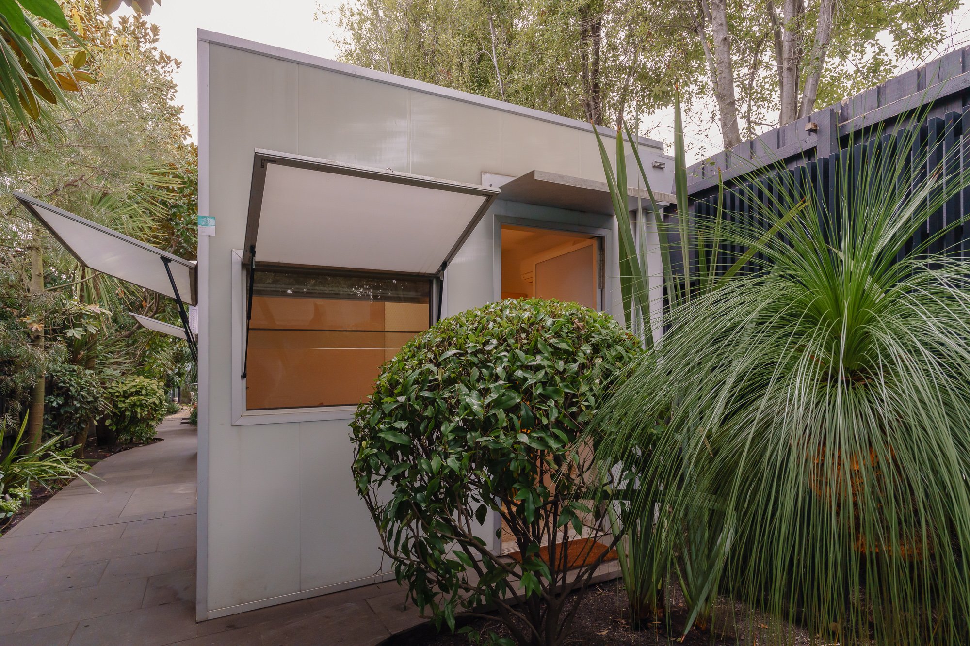 Exterior of the live/work studio at Conservatory Residency, Caulfield North, Victoria