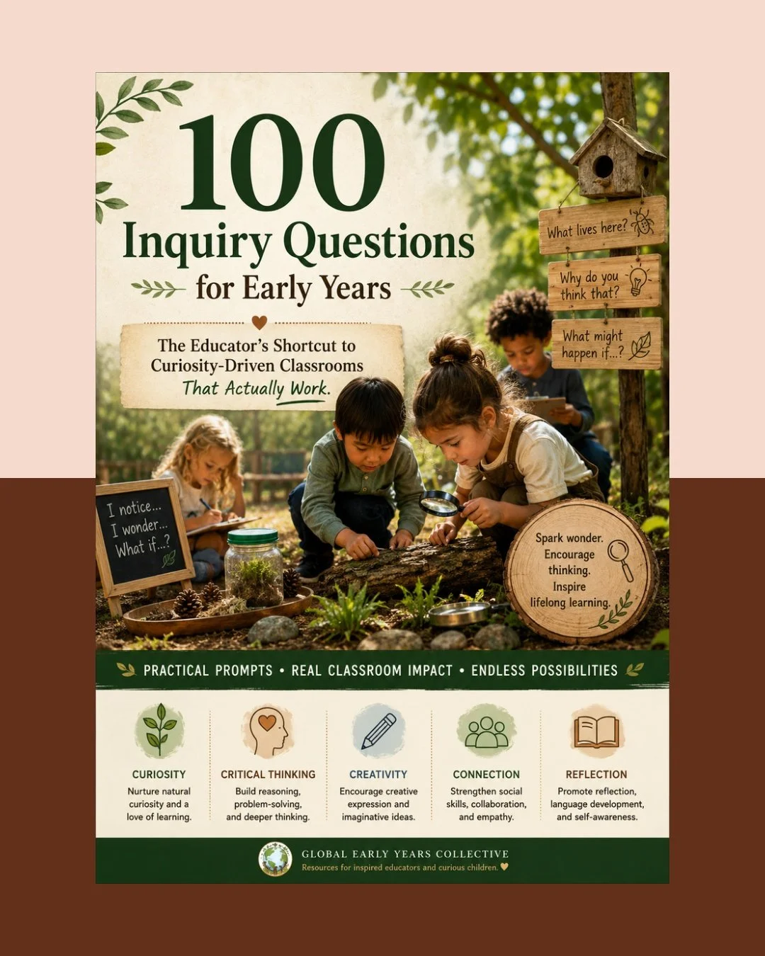 100 Inquiry Questions for Early Years Inspire Curiosity. Extend Thinking. Make Learning Visible.