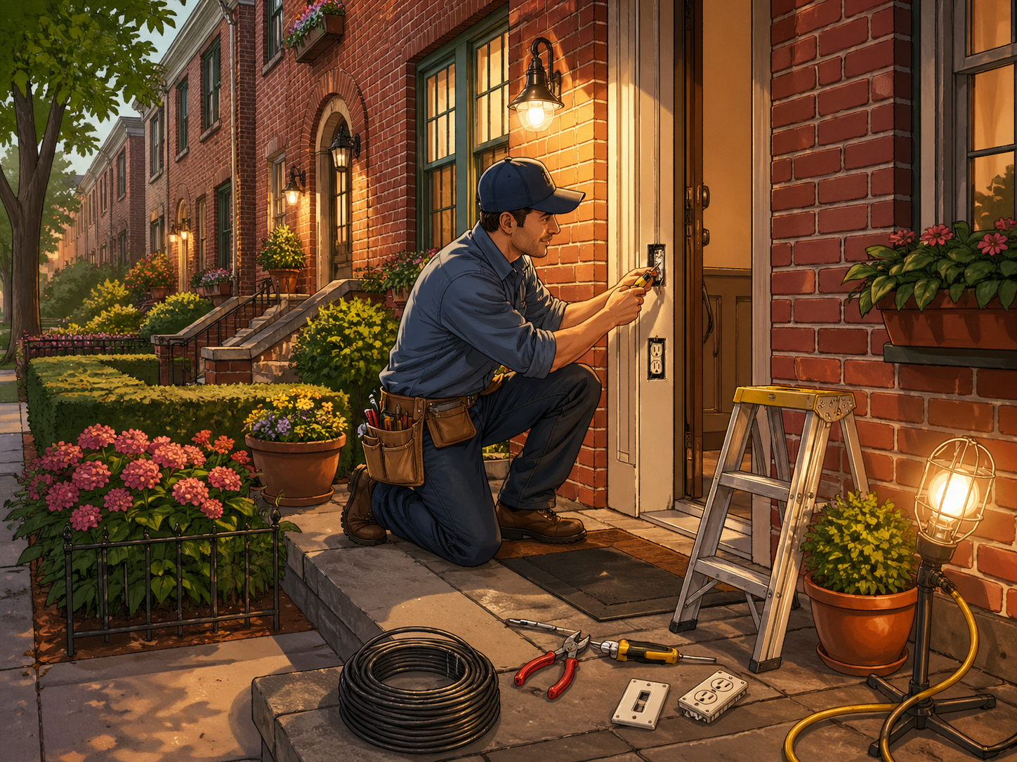 Michael Sura, Electrician