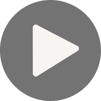 White play button icon on a black background.