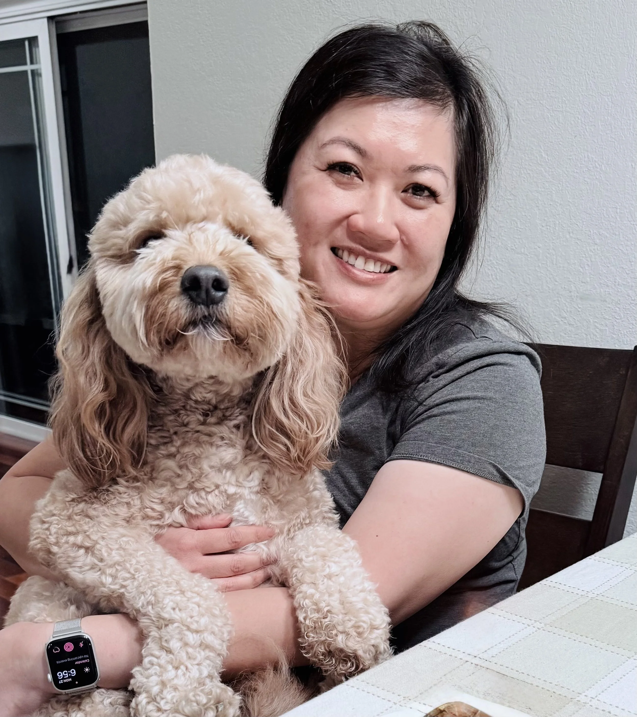 Ann's love for dogs is simply part of who she is — from raising her own Goldendoodle to stepping in whenever an animal needs help. She simply cannot walk past a dog in distress without doing something about it.
As our Chief Financial Paw-fficer, Ann 