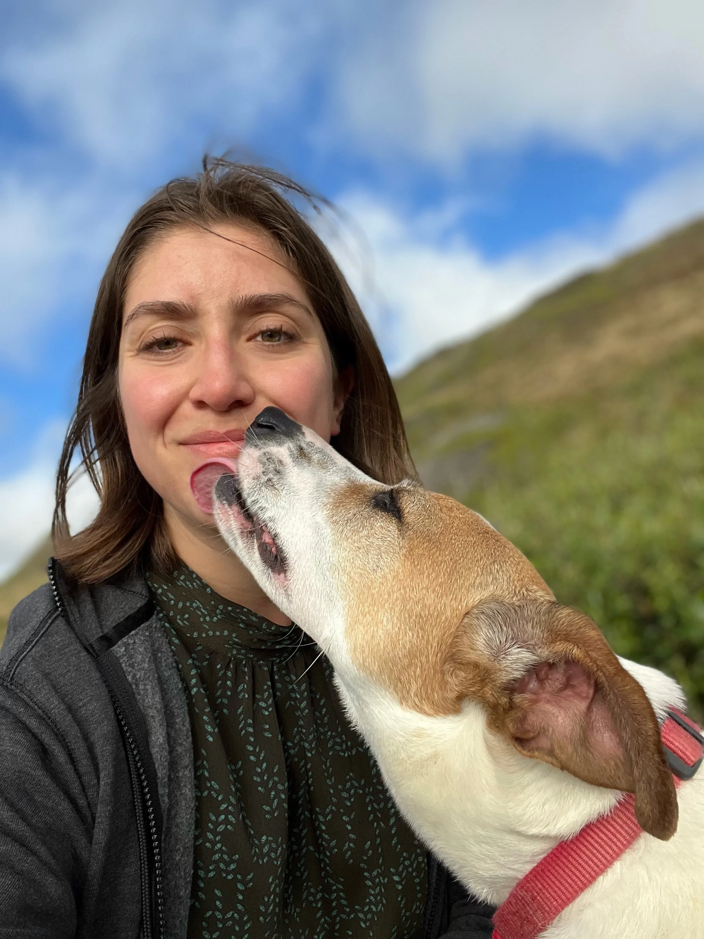 Nadine was practically born into a pack; there was a litter of puppies in her home the day she arrived, and she's been devoted to dogs ever since. She's Theresa's right hand and the foundation's secret weapon — swooping in with the know-how and conne