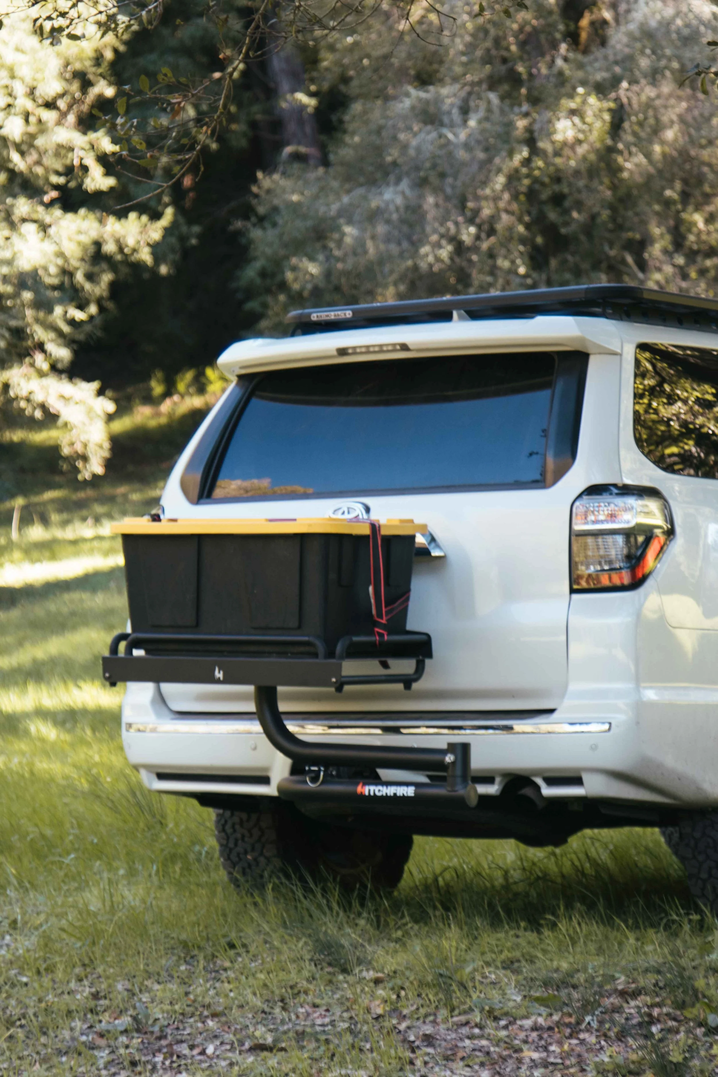 Hitch mounted platform