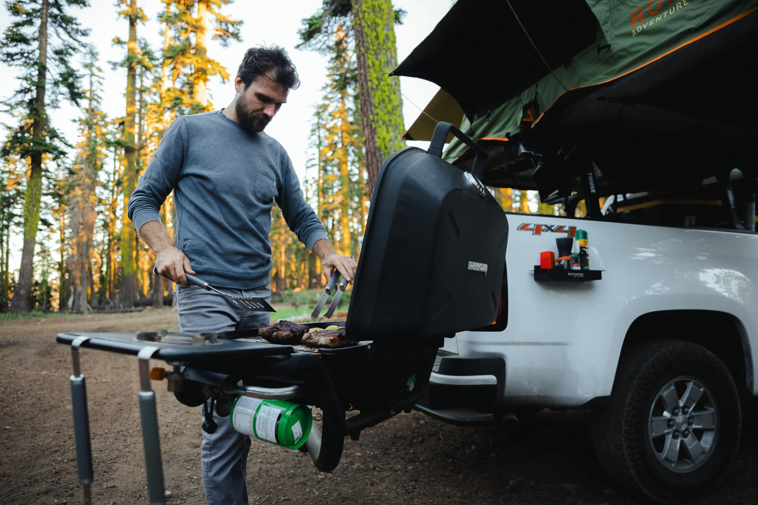 Hitchmounted BBQ Camping