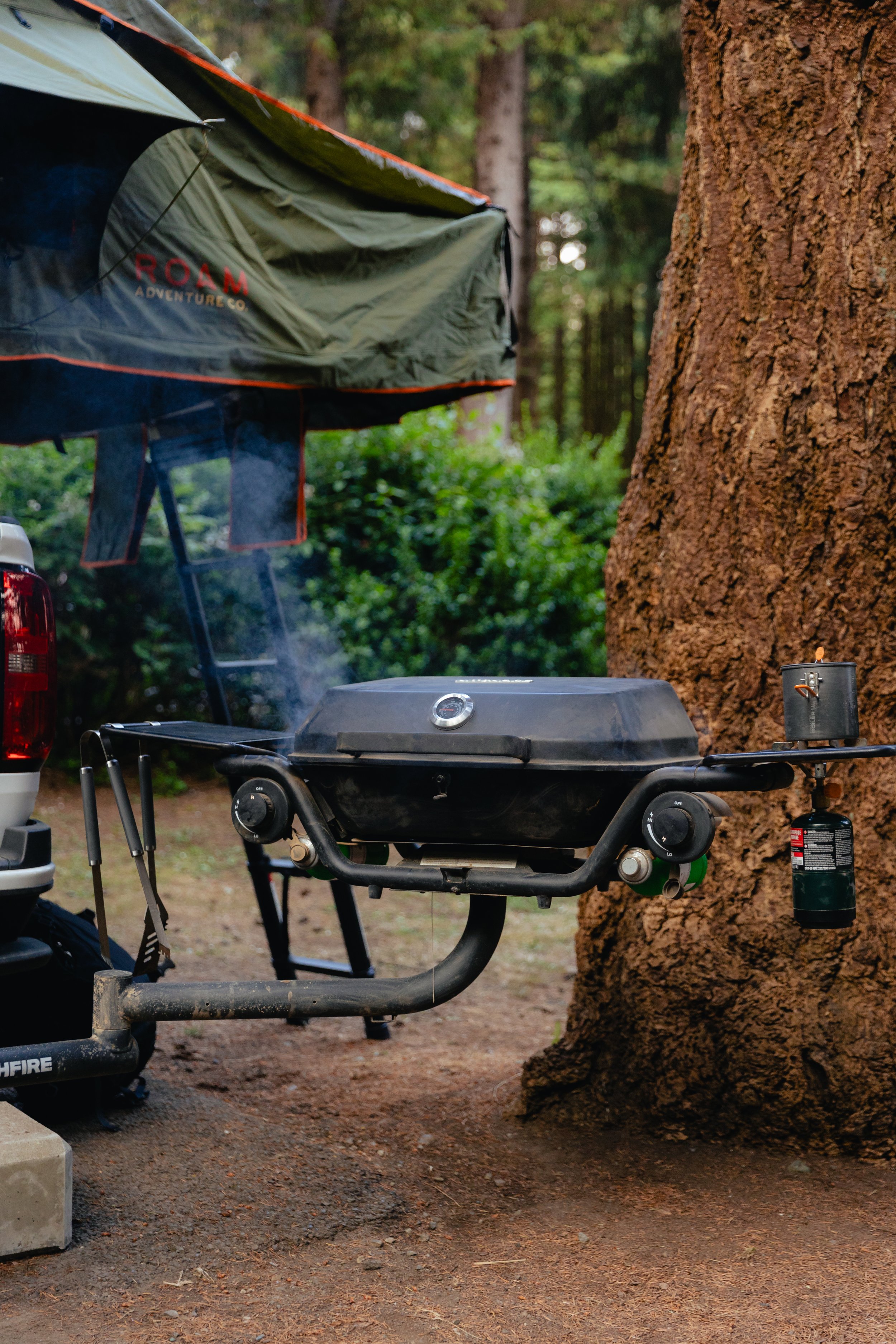 Hitchmounted BBQ Camping