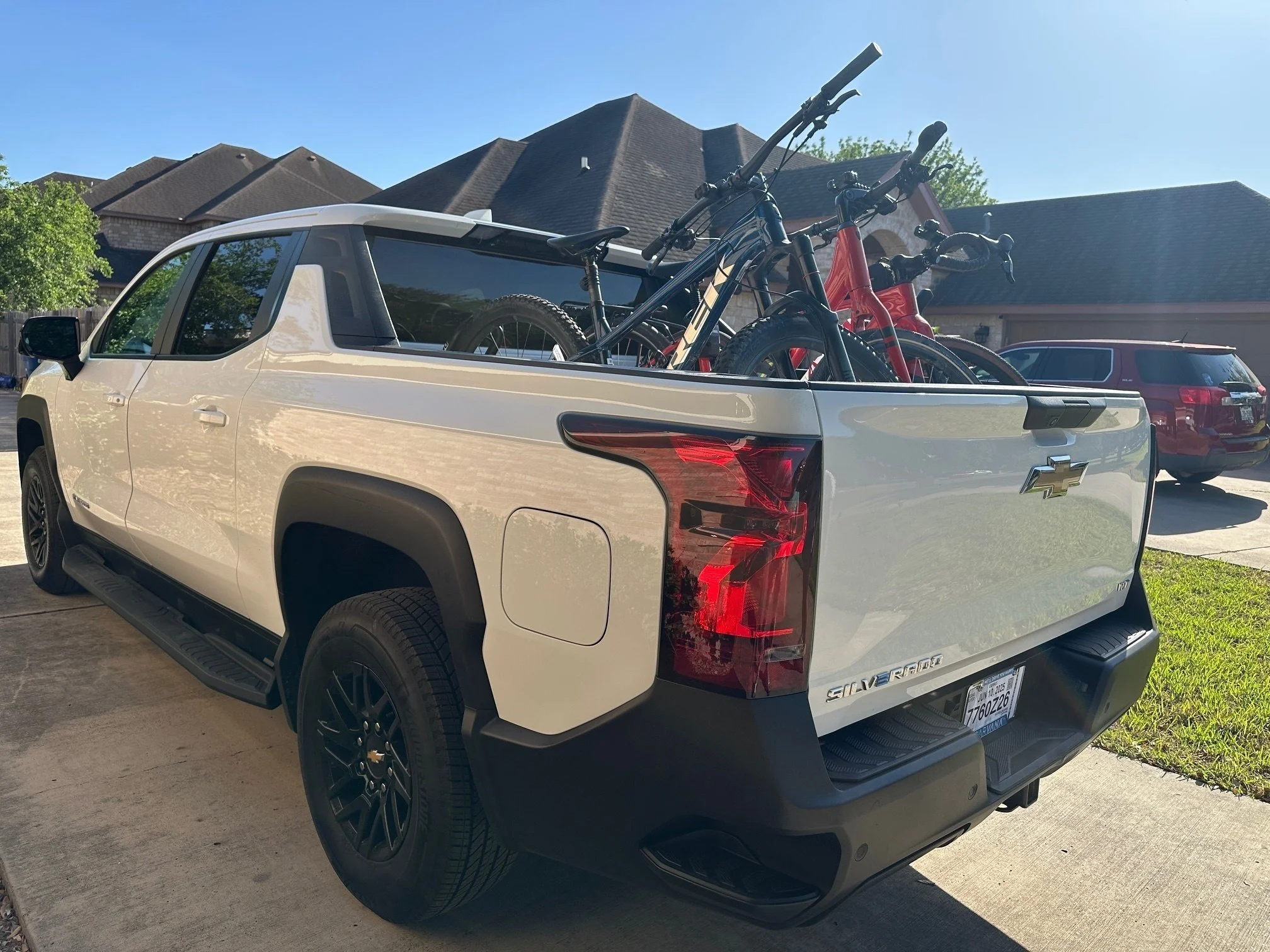 Ute tray bike rack
