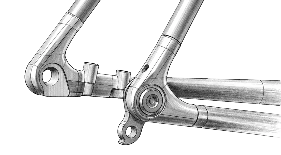 3D Printed Titanium through axle