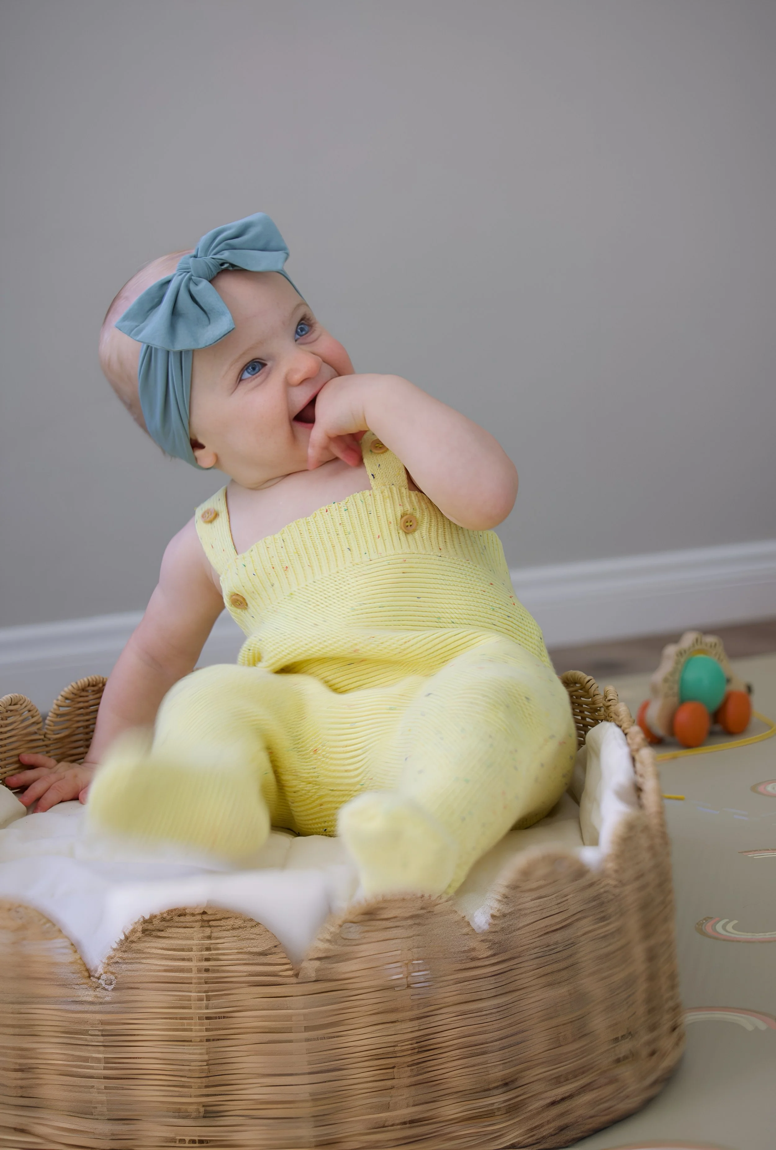 Buttercup Organic Cotton Rib Knit Romper