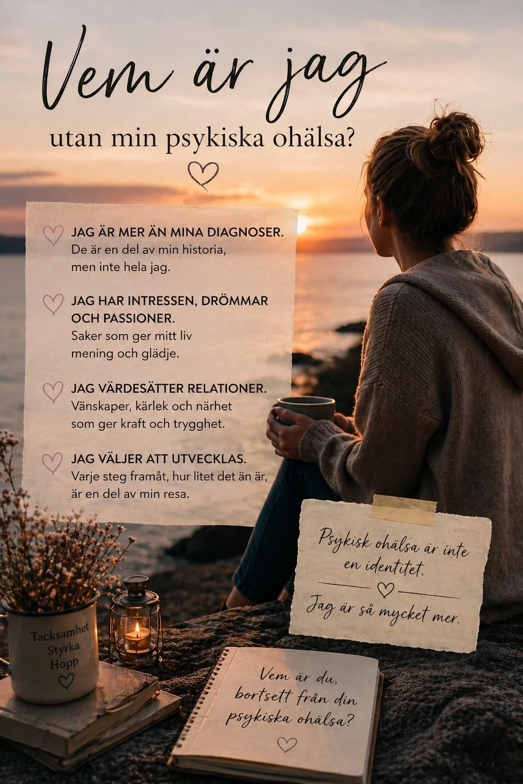 Inlägg 4 - Identitet, vem är jag utan min psykiska ohälsa? 