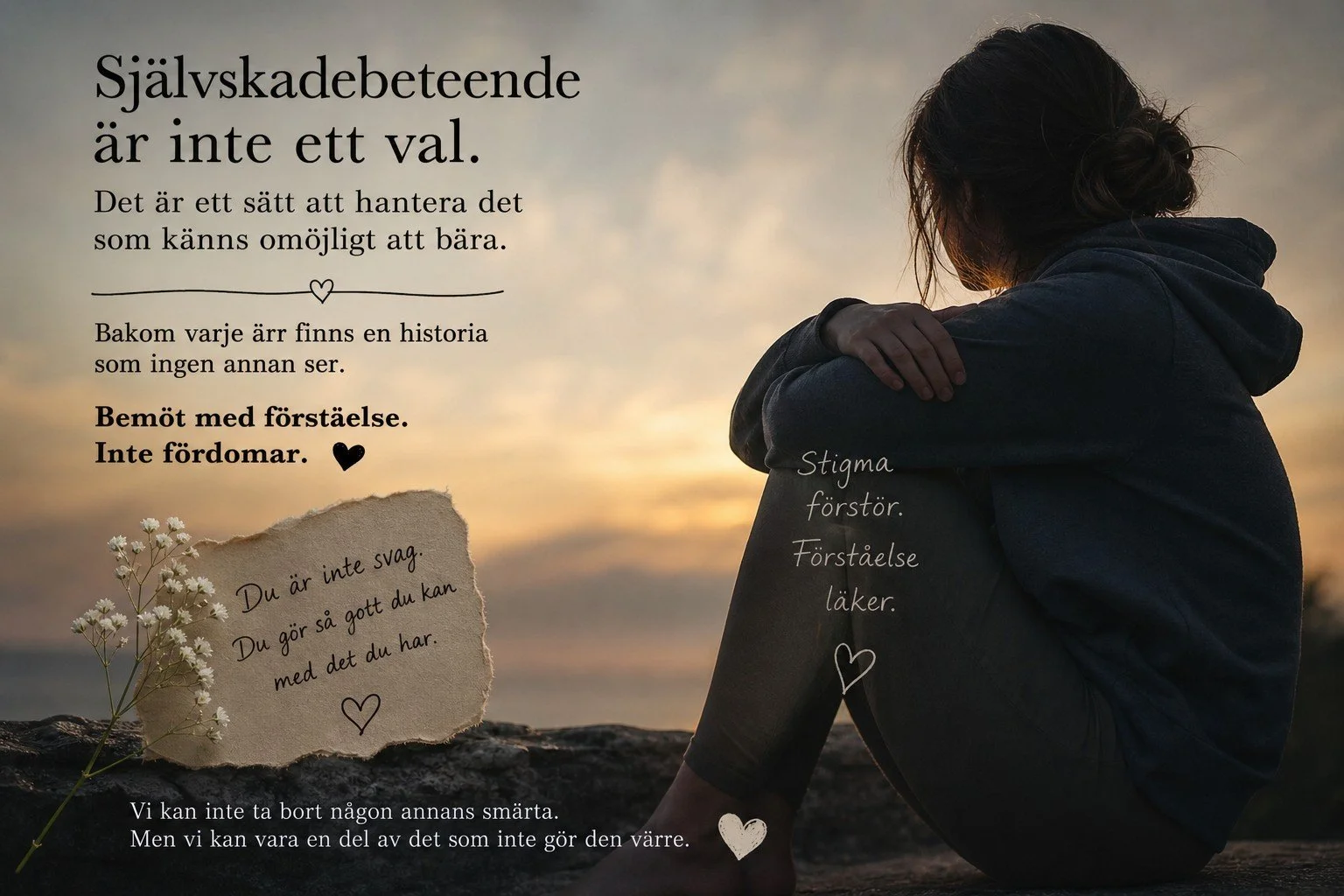 Inlägg 5 - Stigma och självstigma med temat: Självskadebeteende