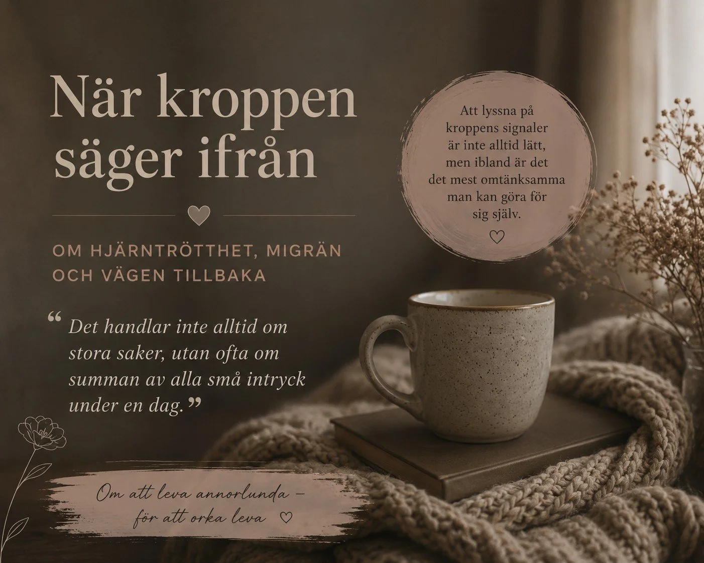 Inlägg 9: När kroppen säger ifrån