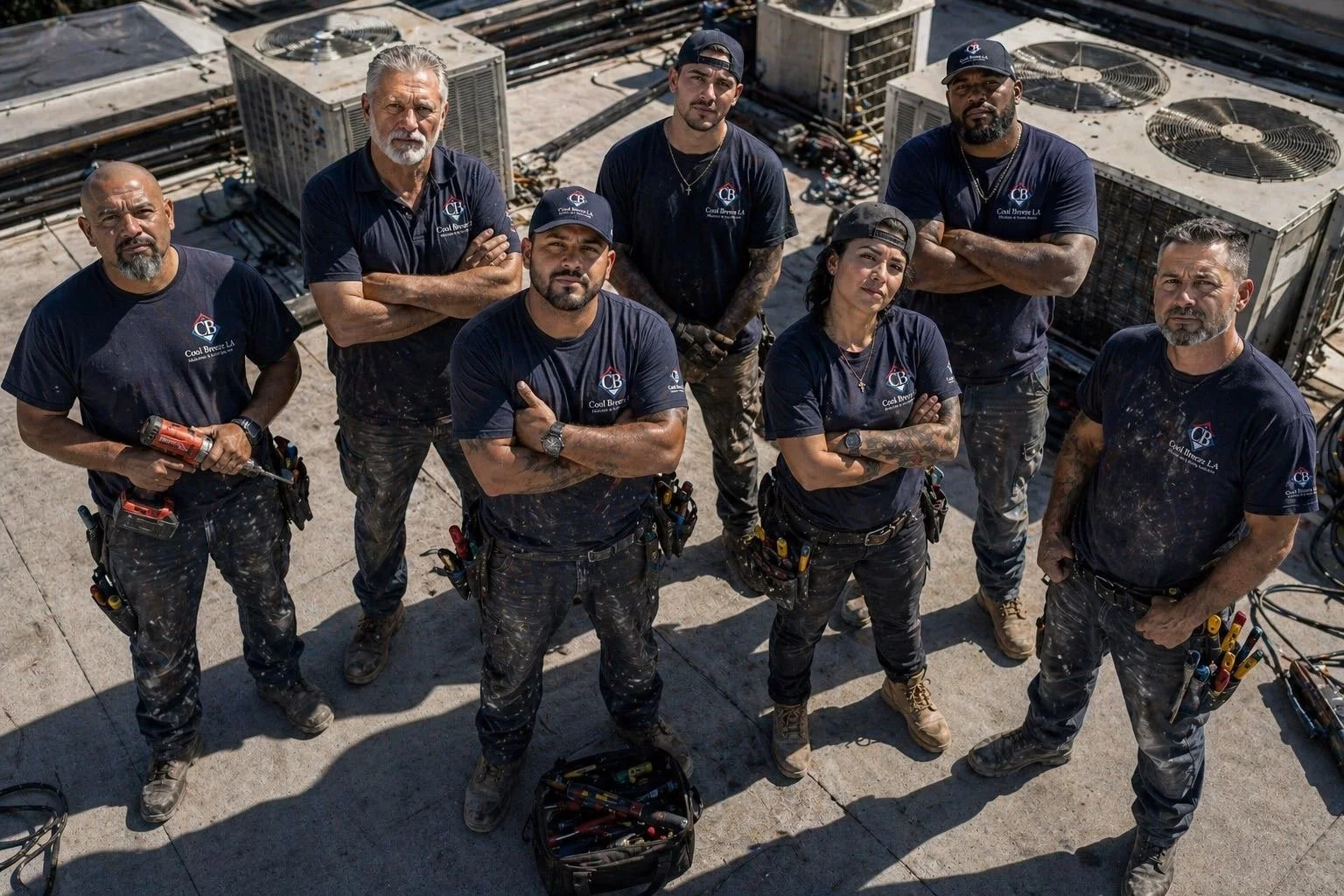 Cool Breeze LA team — family-owned HVAC company serving Los Angeles
