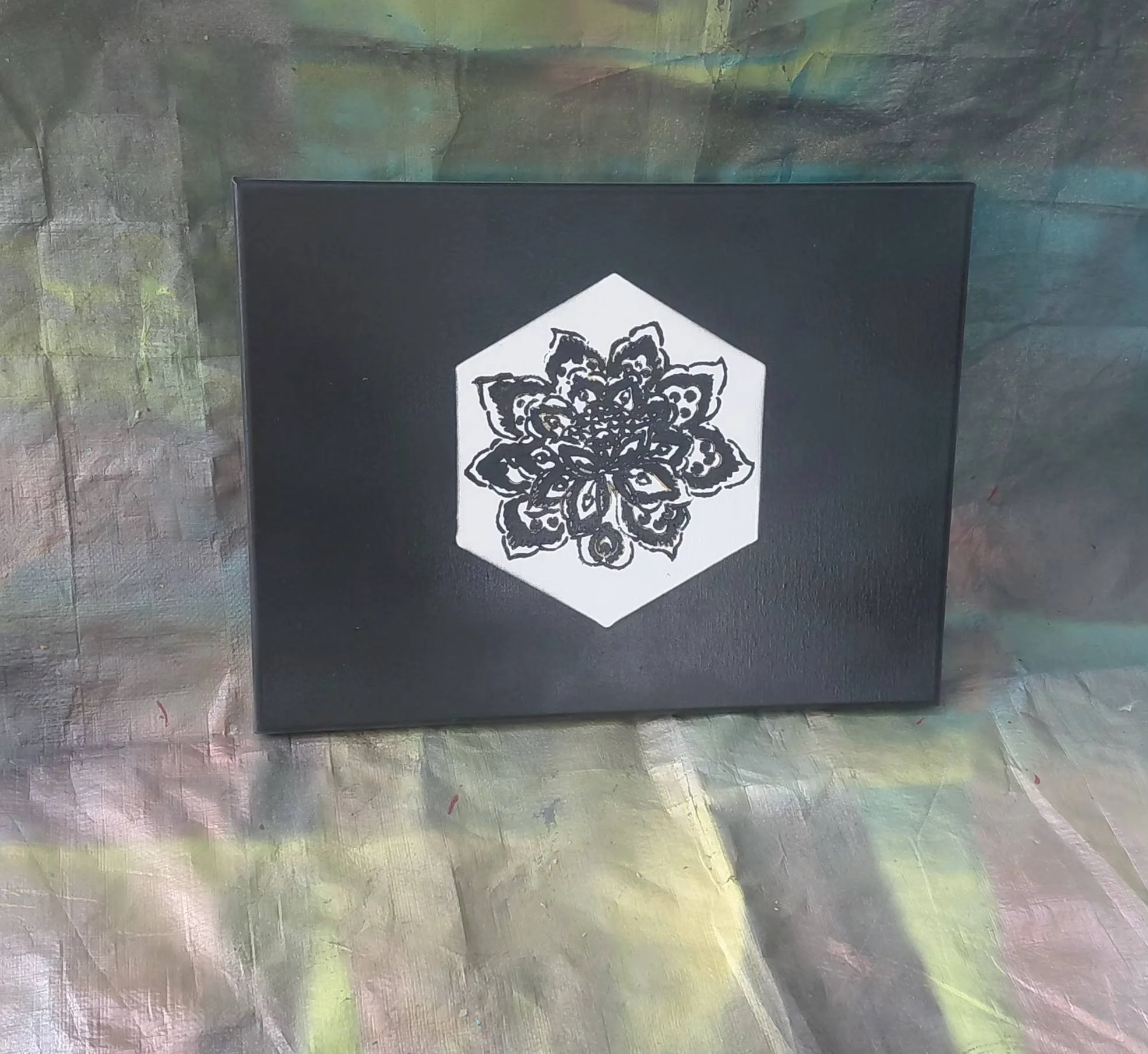 Flower in Black
