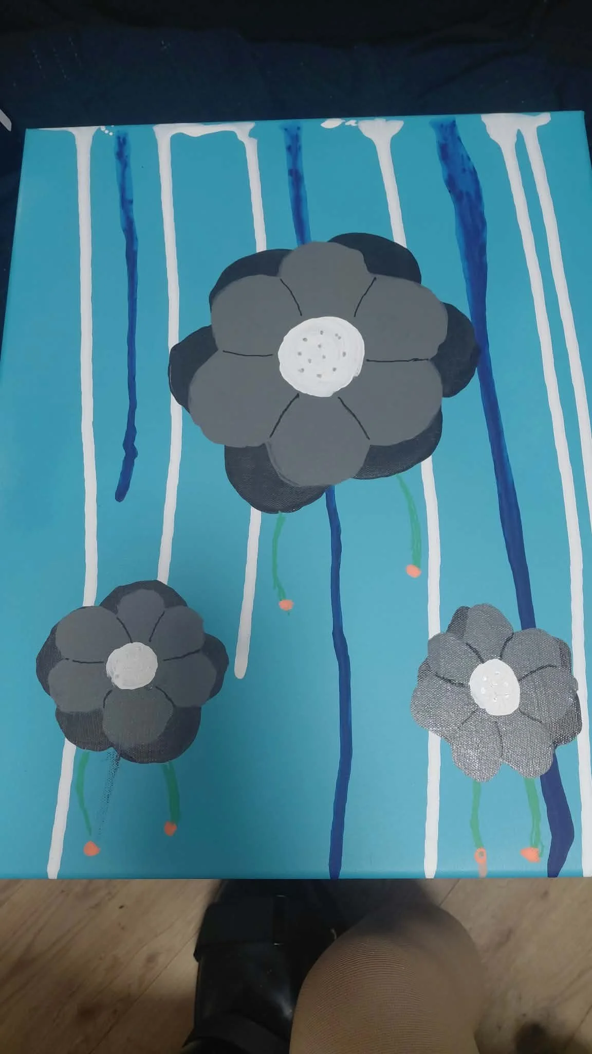 Blossoms In Gray