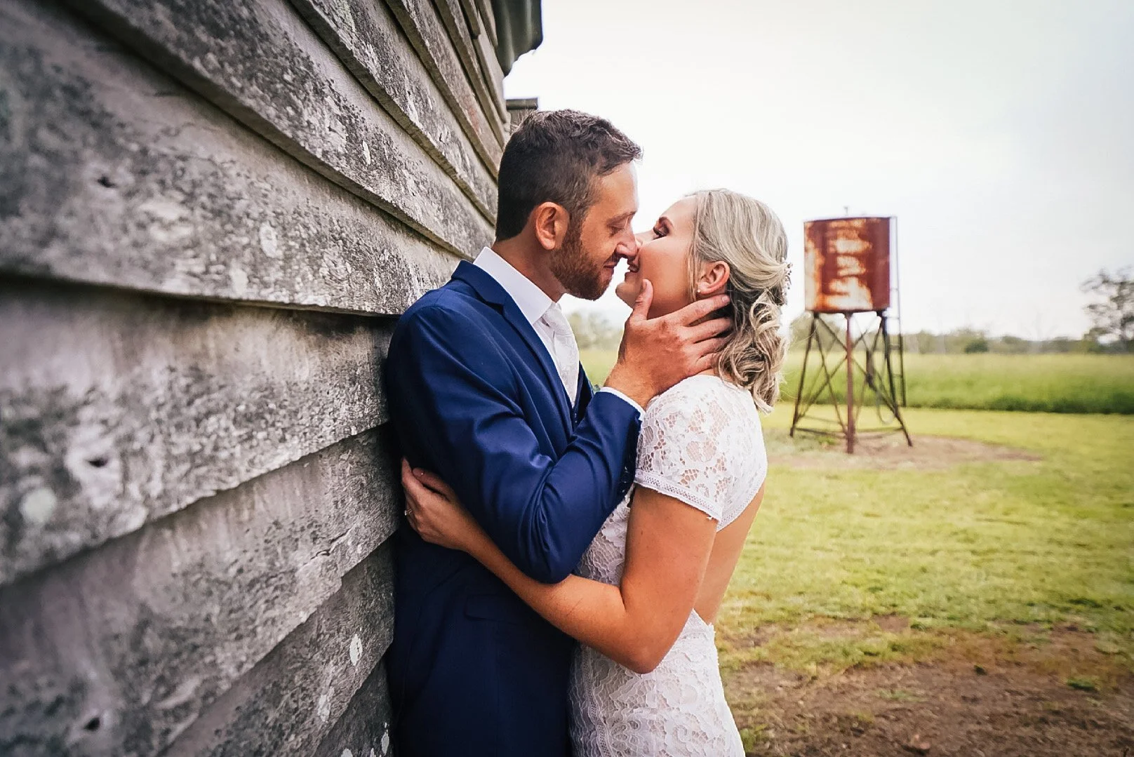 White Chapel Kalbar ceremony candid wedding moment