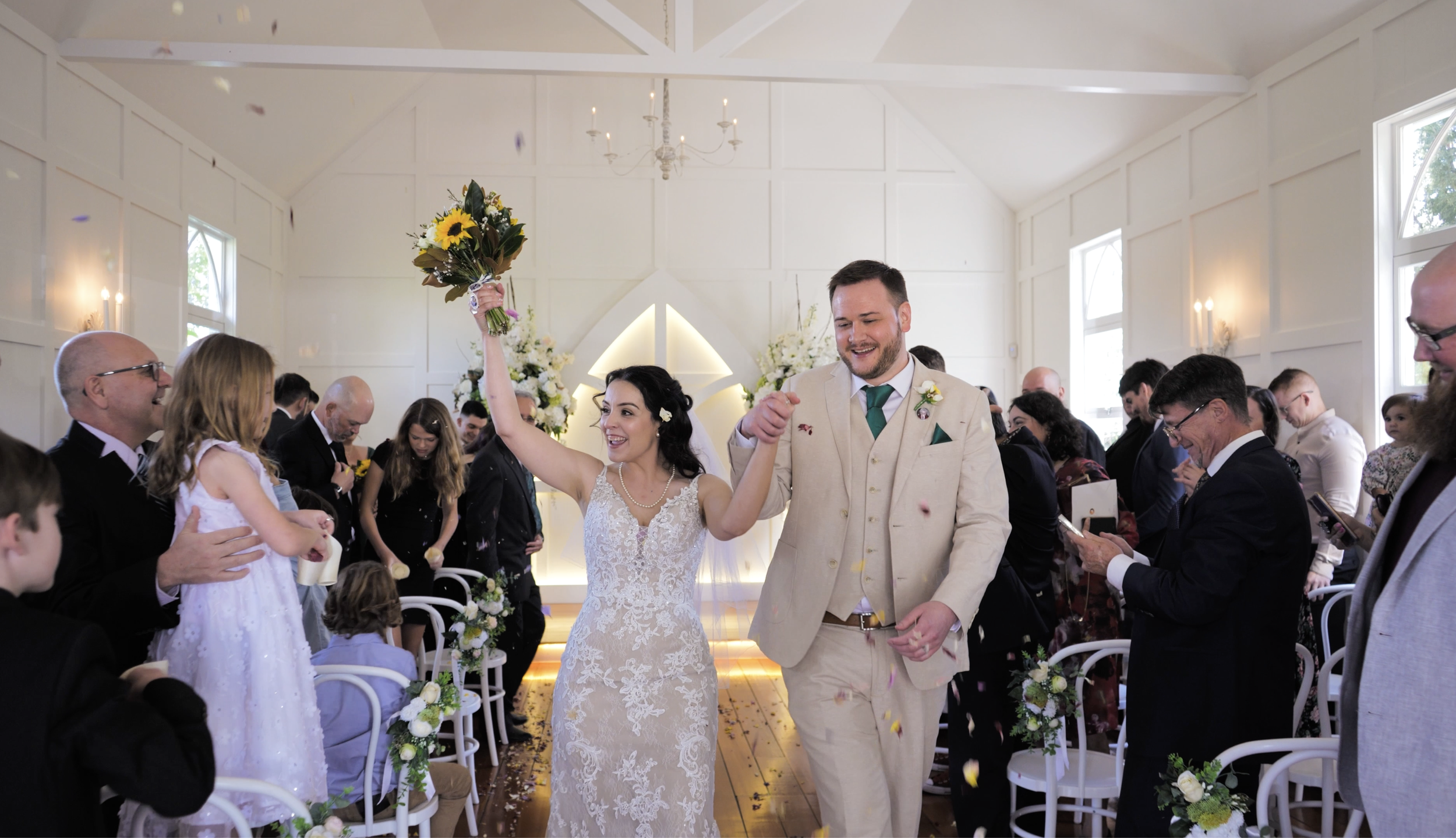 Wedding videography at White Chapel Kalbar Scenic Rim
