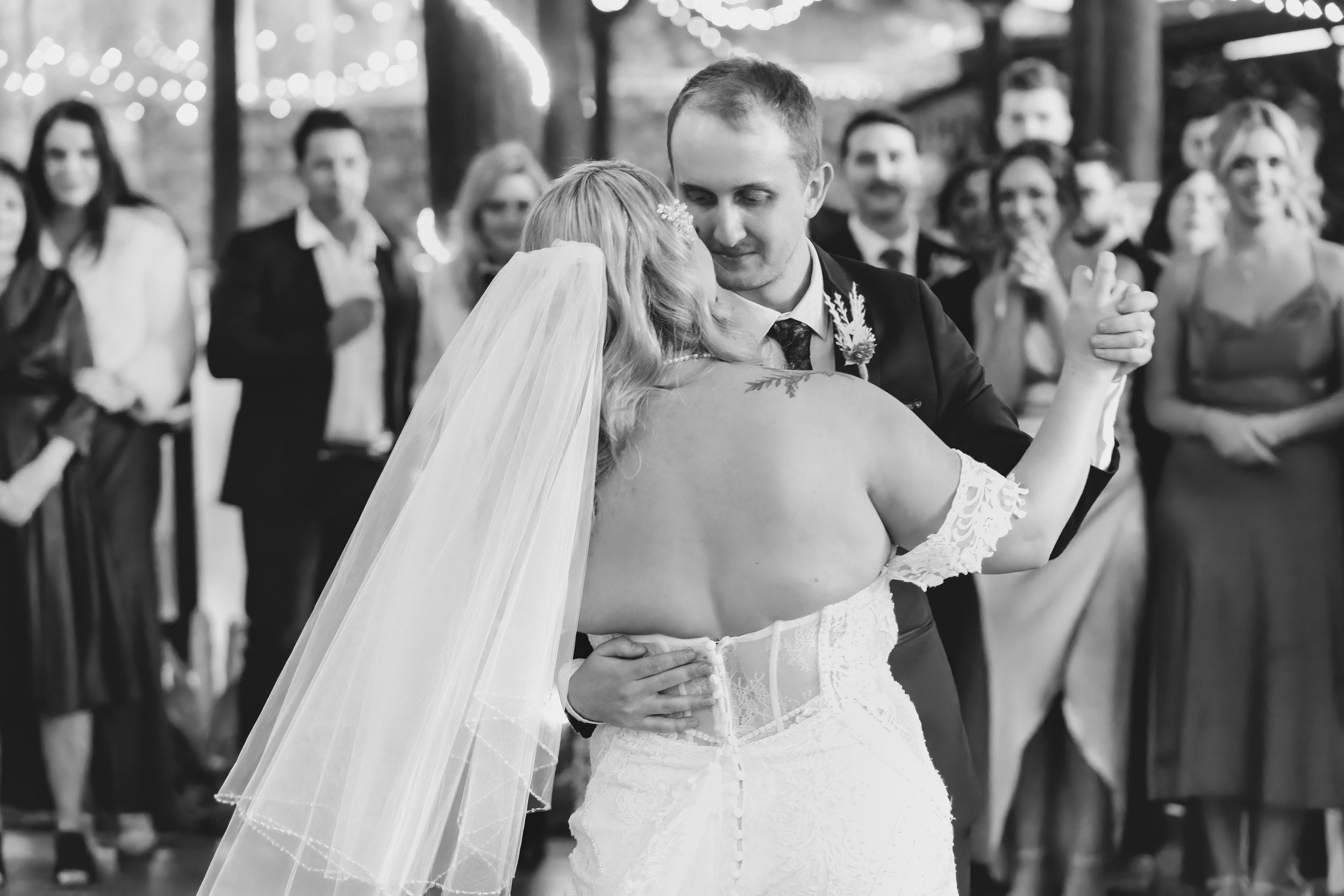 Bride and groom portrait wedding photography and film candid style