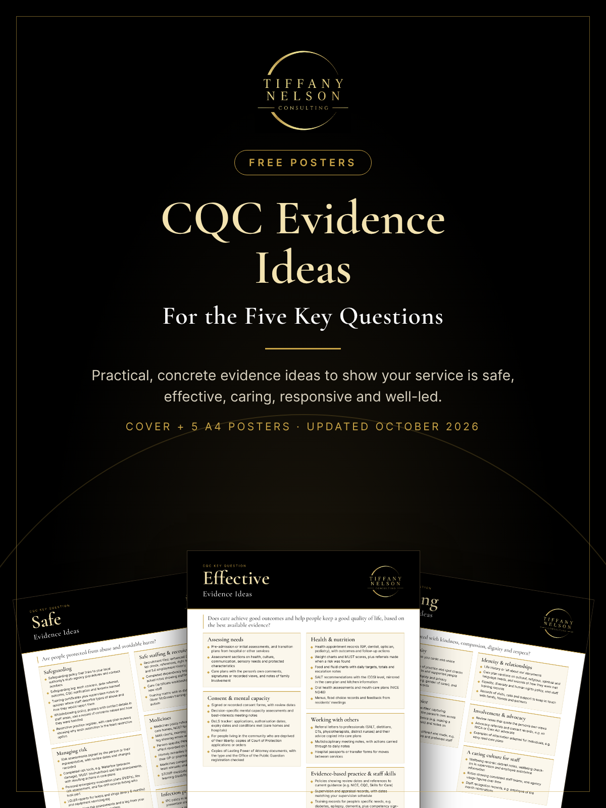 CQC Evidence Ideas Posters