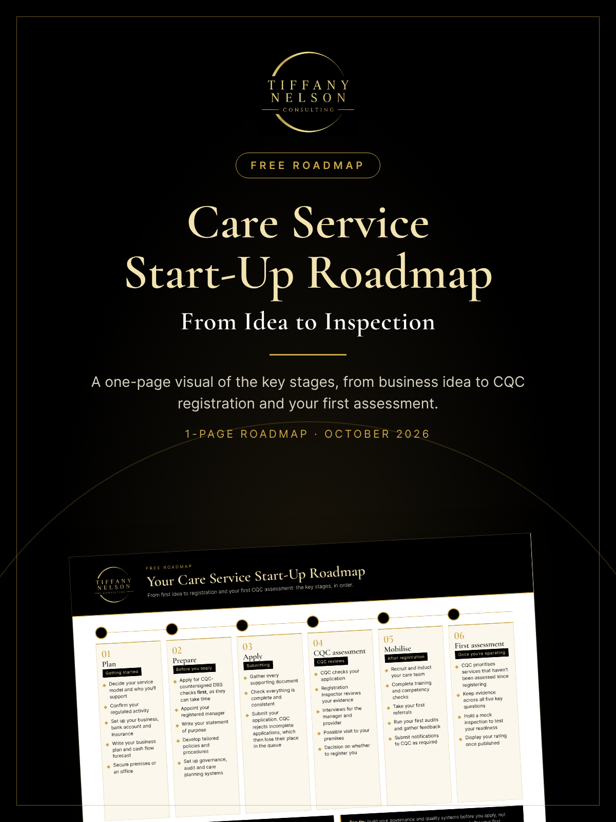 Care Service Start-Up Roadmap