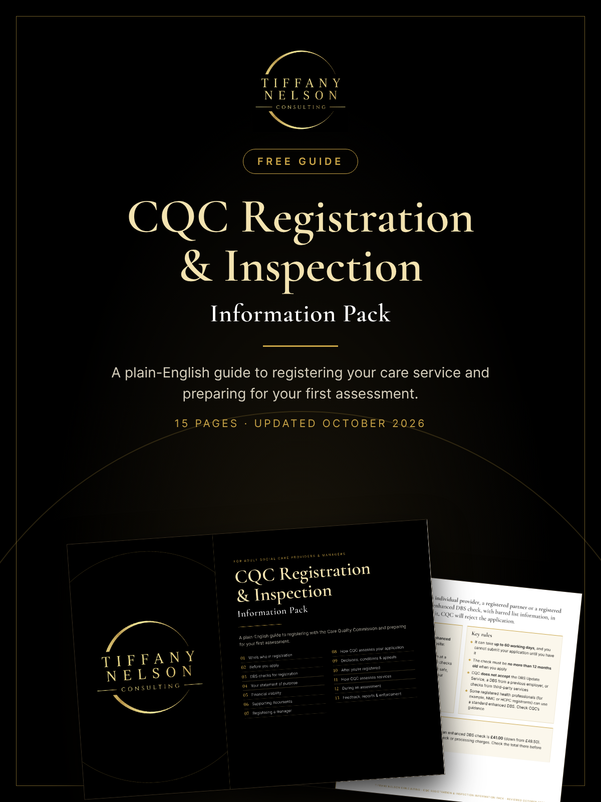 CQC Registration & Inspection Information Pack