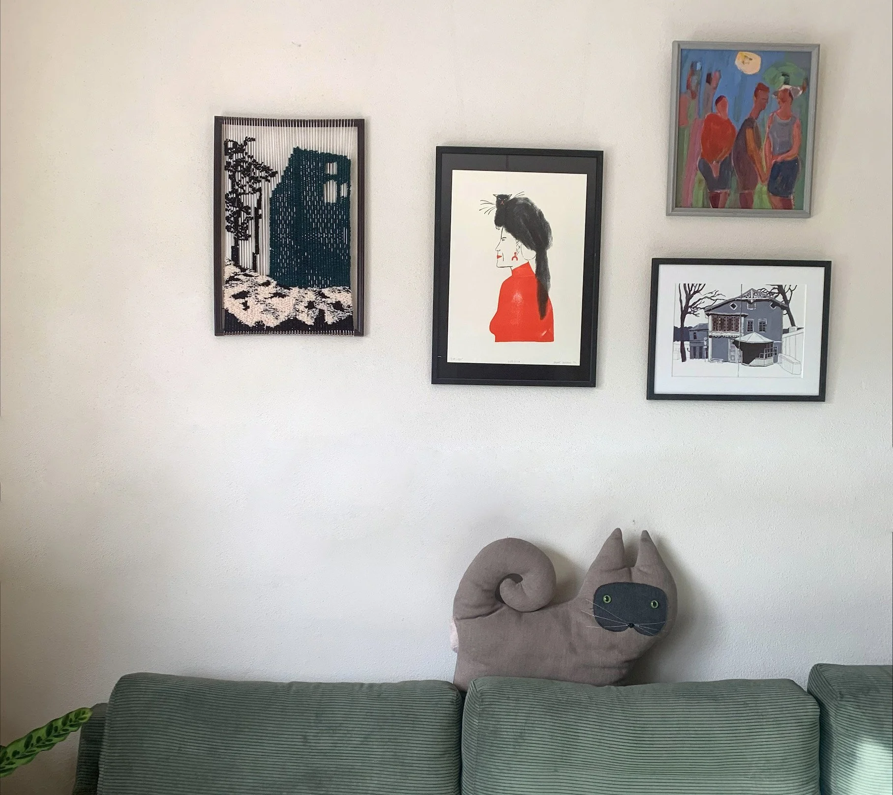 Tapestry in Interior/ wall composition
