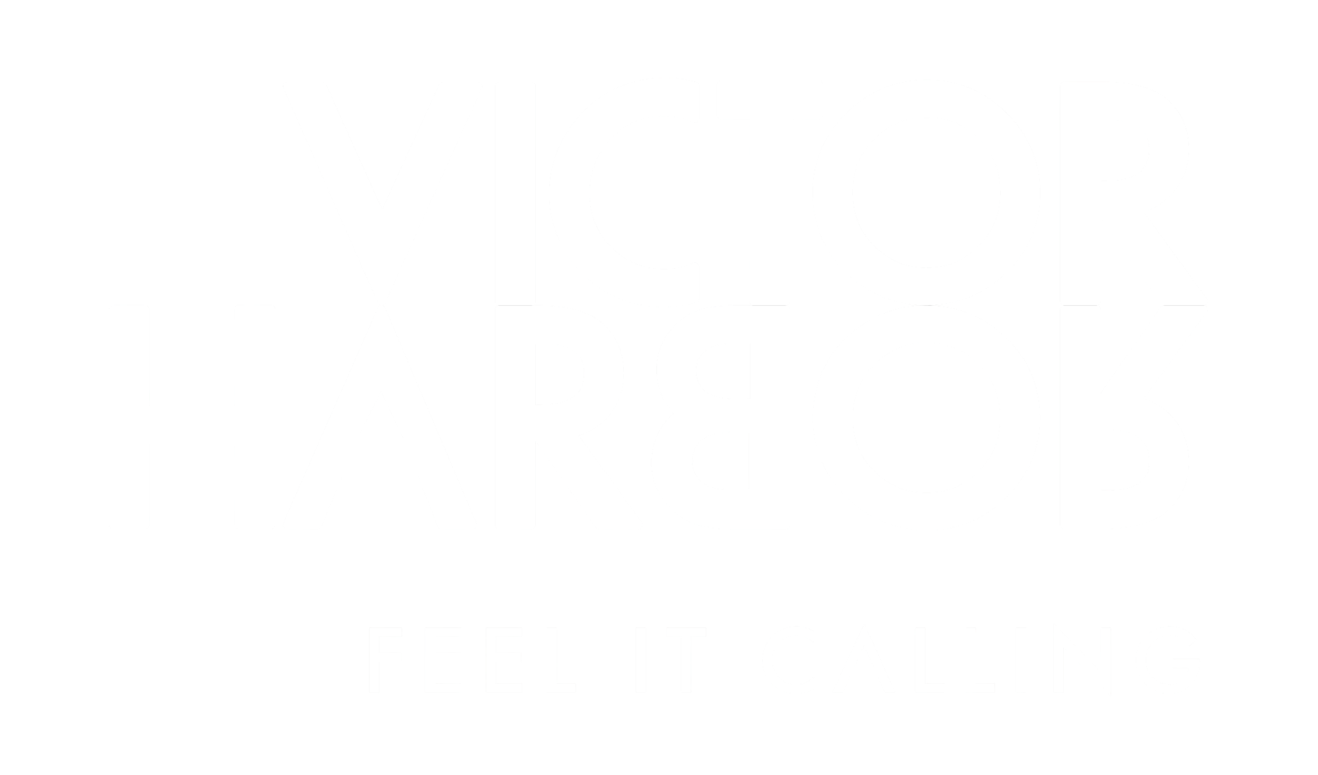 Bold, white text on a black background that reads: "VICTOR HARBOR, FEEL IT CALLING."