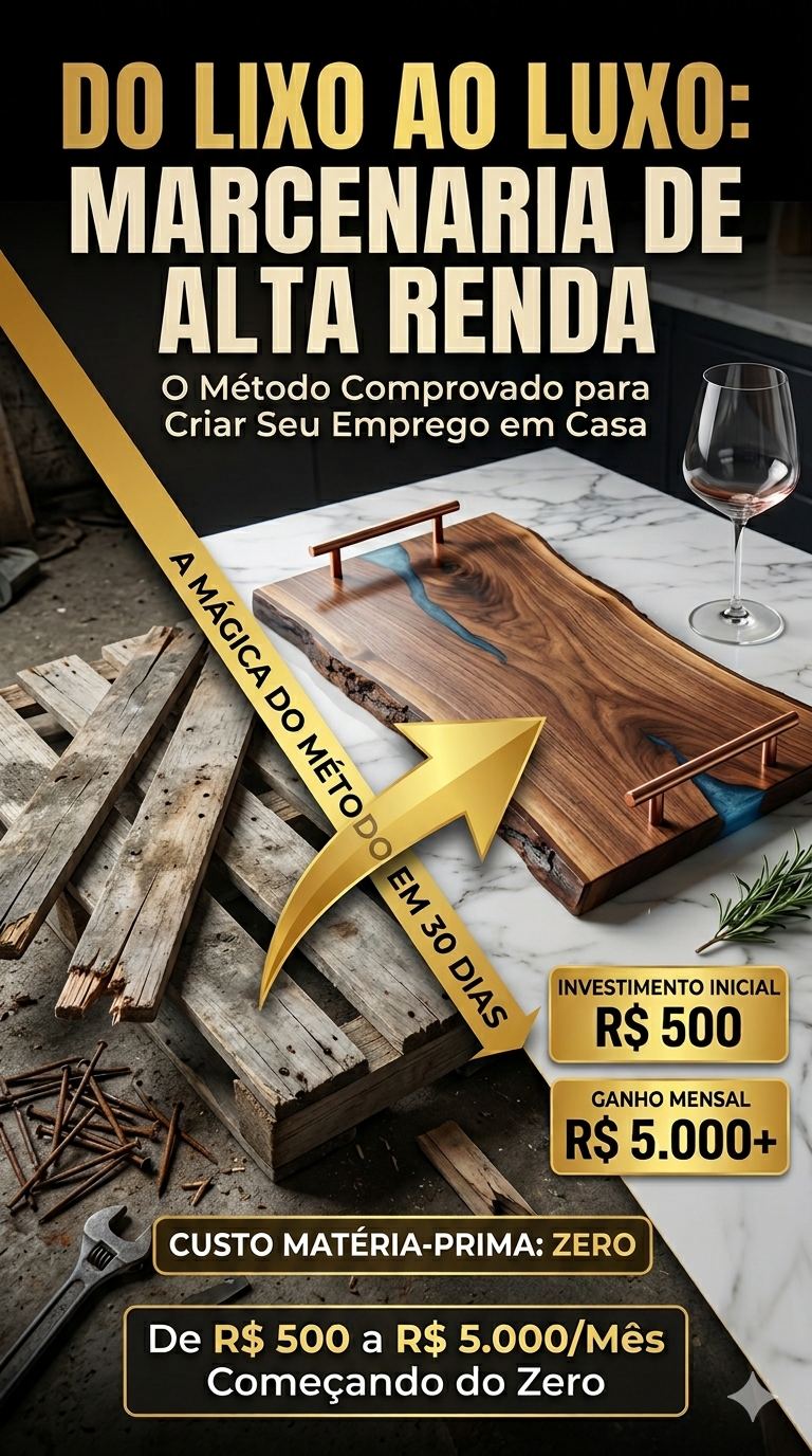 Do Lixo ao Luxo - De R$500 a R$5.000/Mês, começando do Zero