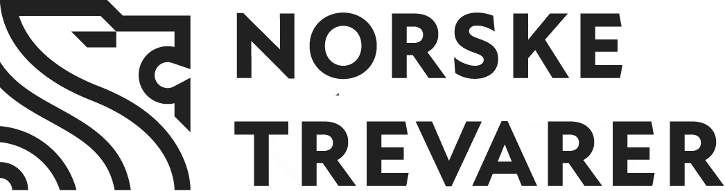Logo for Norske Revarer med en logo på siden