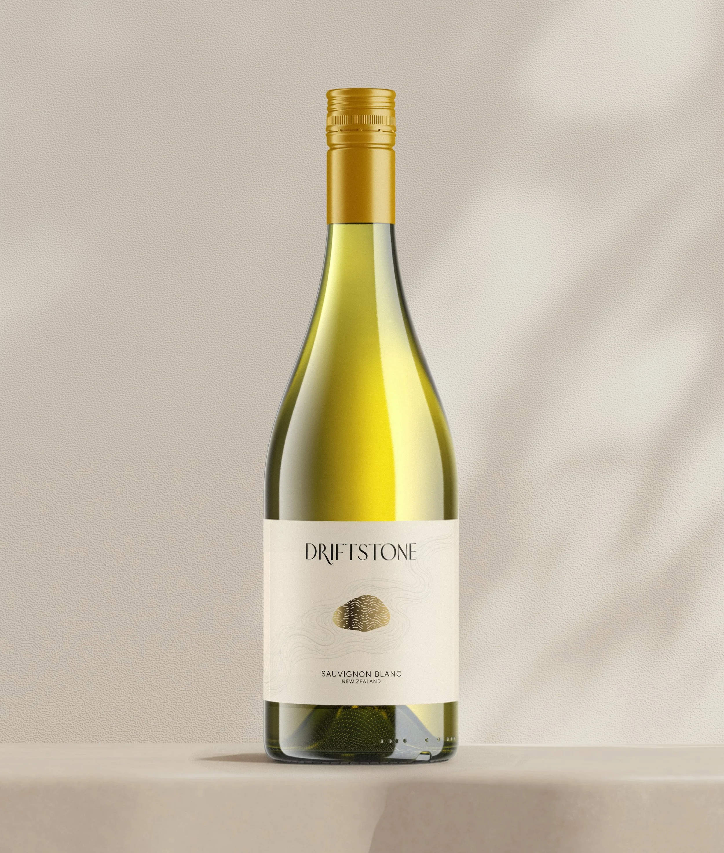 Bottle of Driftstone Sauvignon Blanc 2025 white wine