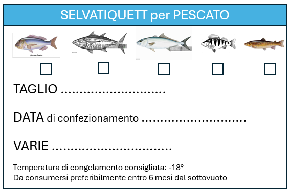 Etichetta Pesce