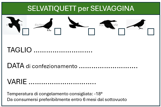 Etichetta volatili