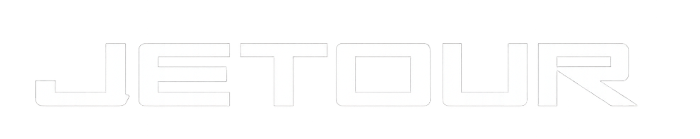 The word 'JETOUR' in bold, white letters on a black background.