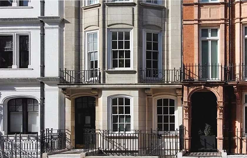 85 Wimpole Street, London.