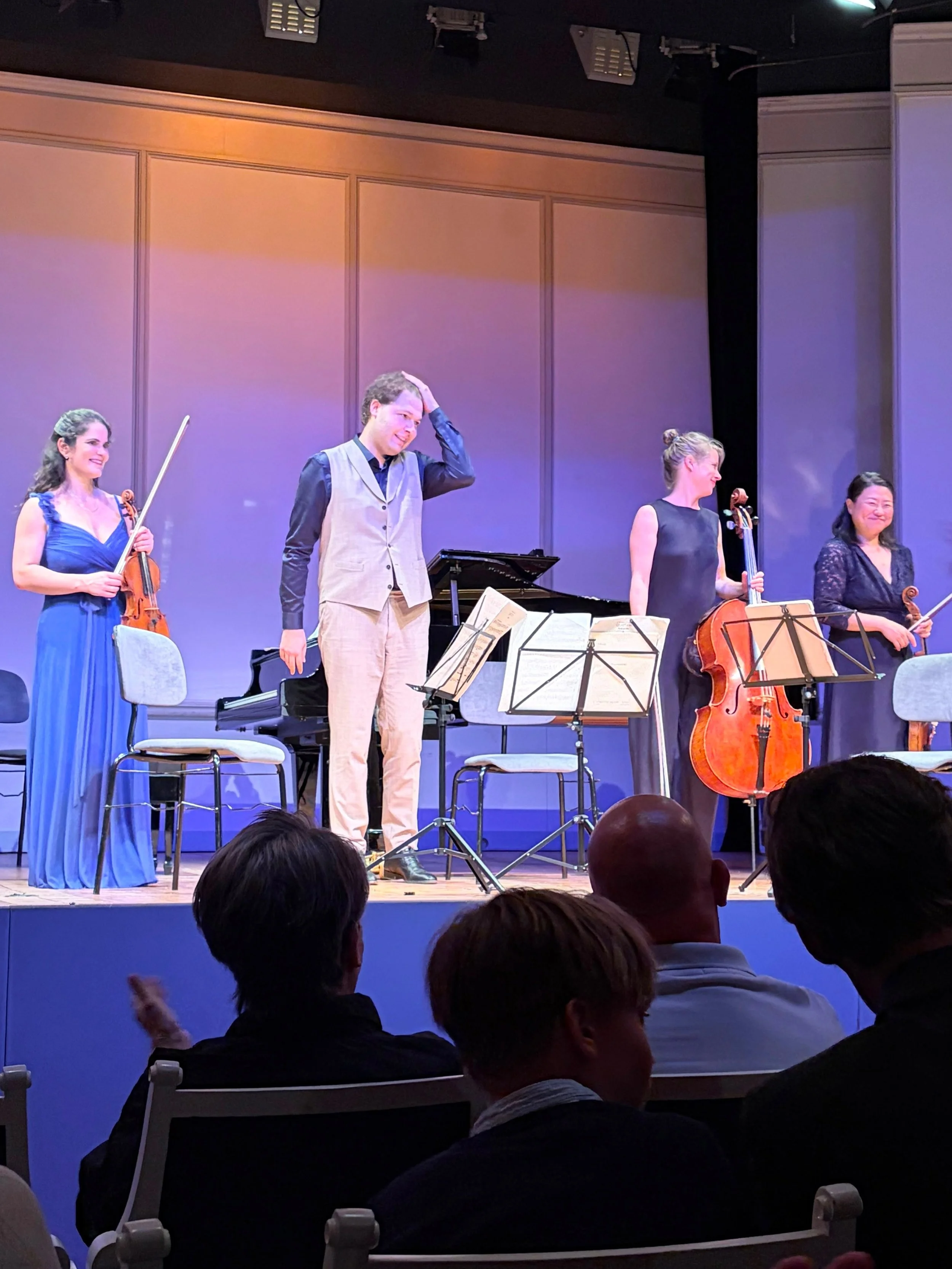 This year i felt myself a bit like an inofficial Artist in Residence ( for chamber music🐟) of #konzerthausberlin , having played 3 concerts with its wonderful musicians. Was a grrat pleasure and thanks dear #avigailbuschakewitz and #friedemannludwig
