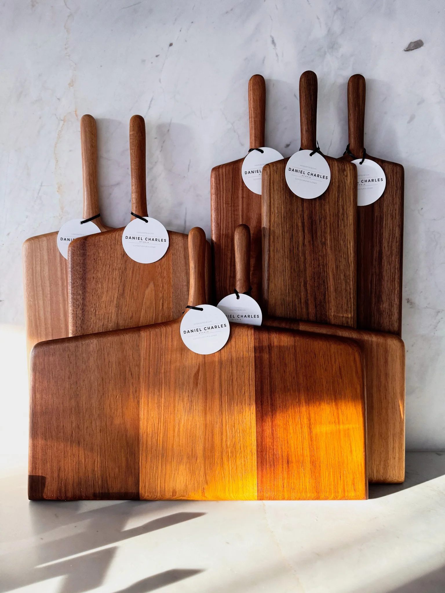 Handcrafted timber serving boards by Daniel Charles Studio Seaford Melbourne