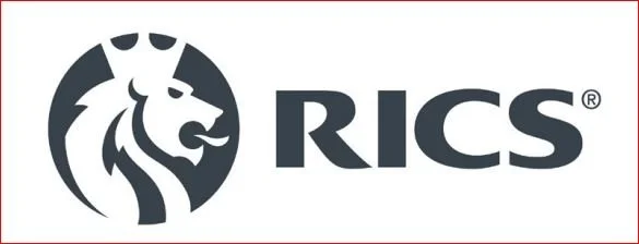 RICS logo with a lion emblem and the text 'RICS'